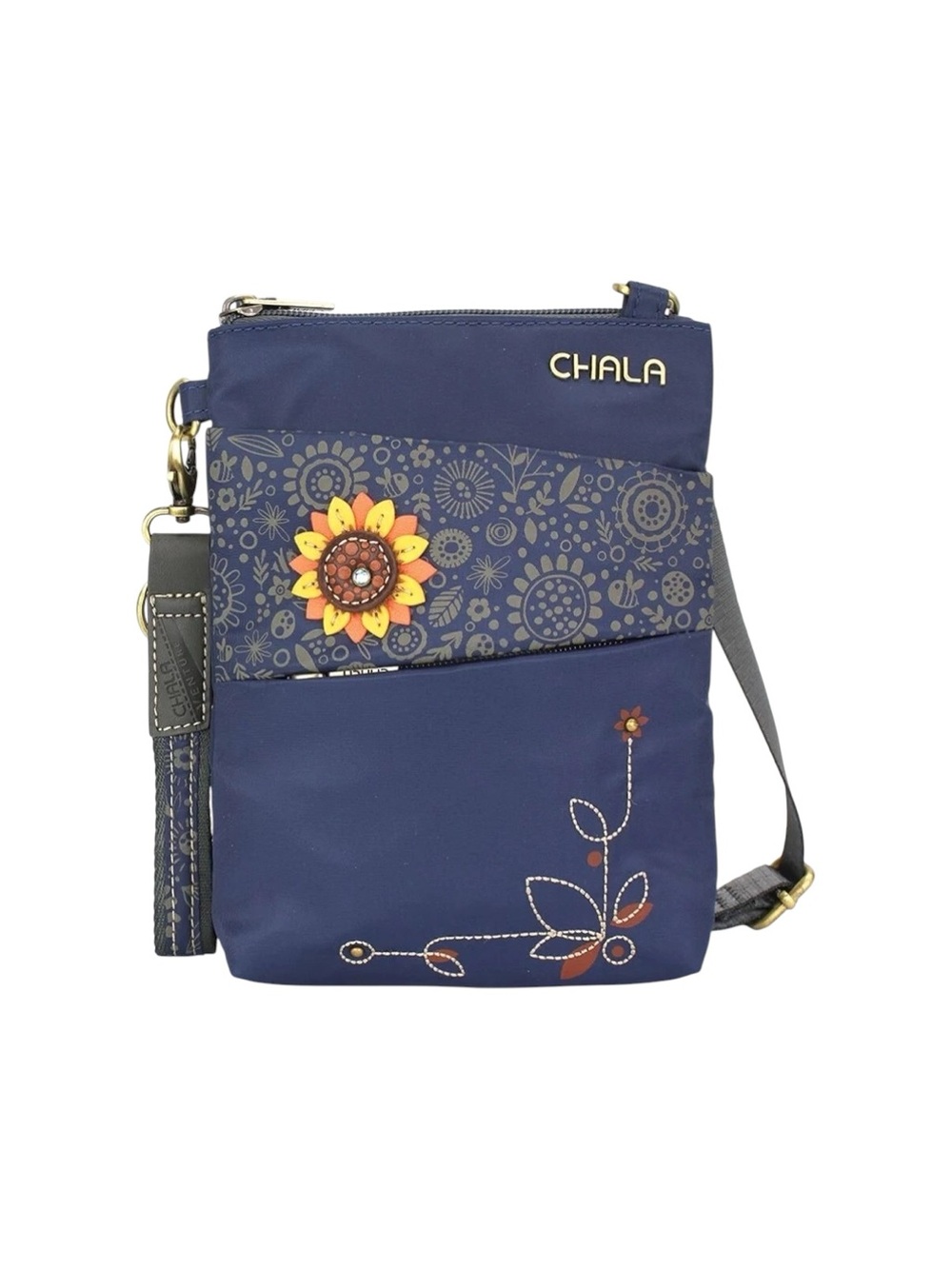CHALA Sunflower Crossbody Bag Navy Venture Evolution RFID